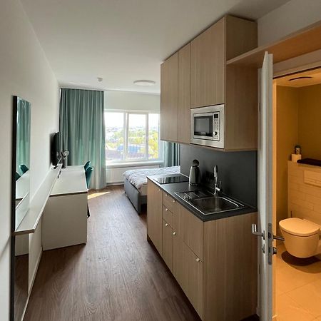 1 Zimmer Apartment über den Wolken Berlin Exterior foto